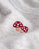 No Sweat Kids Crewneck in Heather Grey