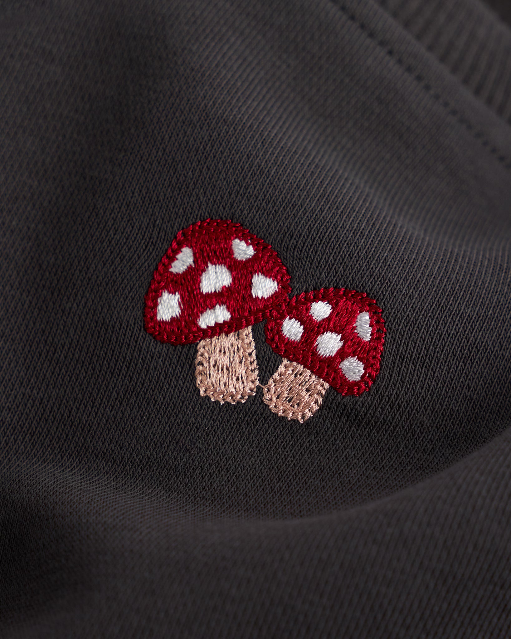 No Sweat Kids Crewneck in Charcoal