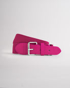 Elastic Baseball Belt in Hot Pink