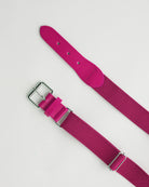 Elastic Baseball Belt in Hot Pink