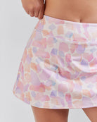 Pastel Terrazzo tennis skirt detail