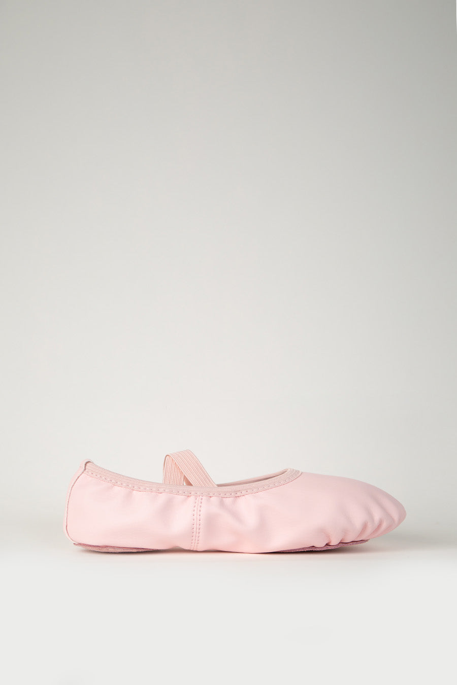 Girl's PU Leather Ballet Shoes(split sole, no drawstring) SIDE VIEW