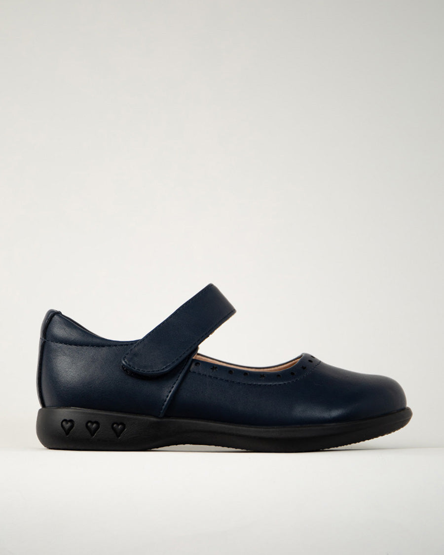 Navy Girls Mary Jane School Uniform Shoes