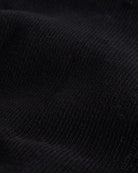 Girls Cotton Knit Tights in Black