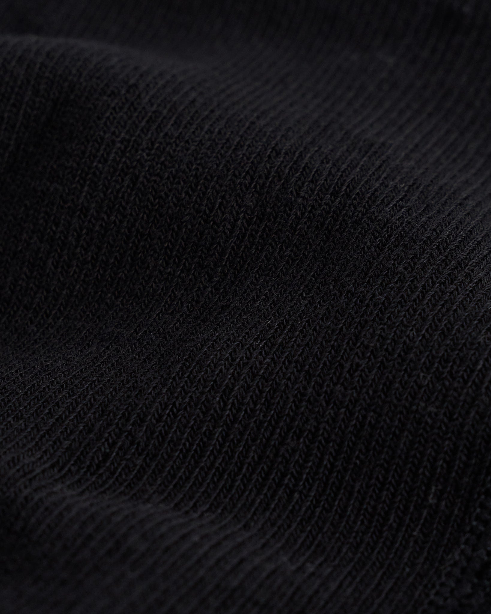 Girls Cotton Knit Tights in Black