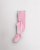 Girls Cotton Knit Tights in Pink