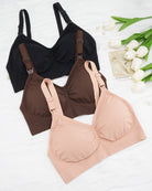 One-hand access nursing bra designed for quick and convenient breastfeeding