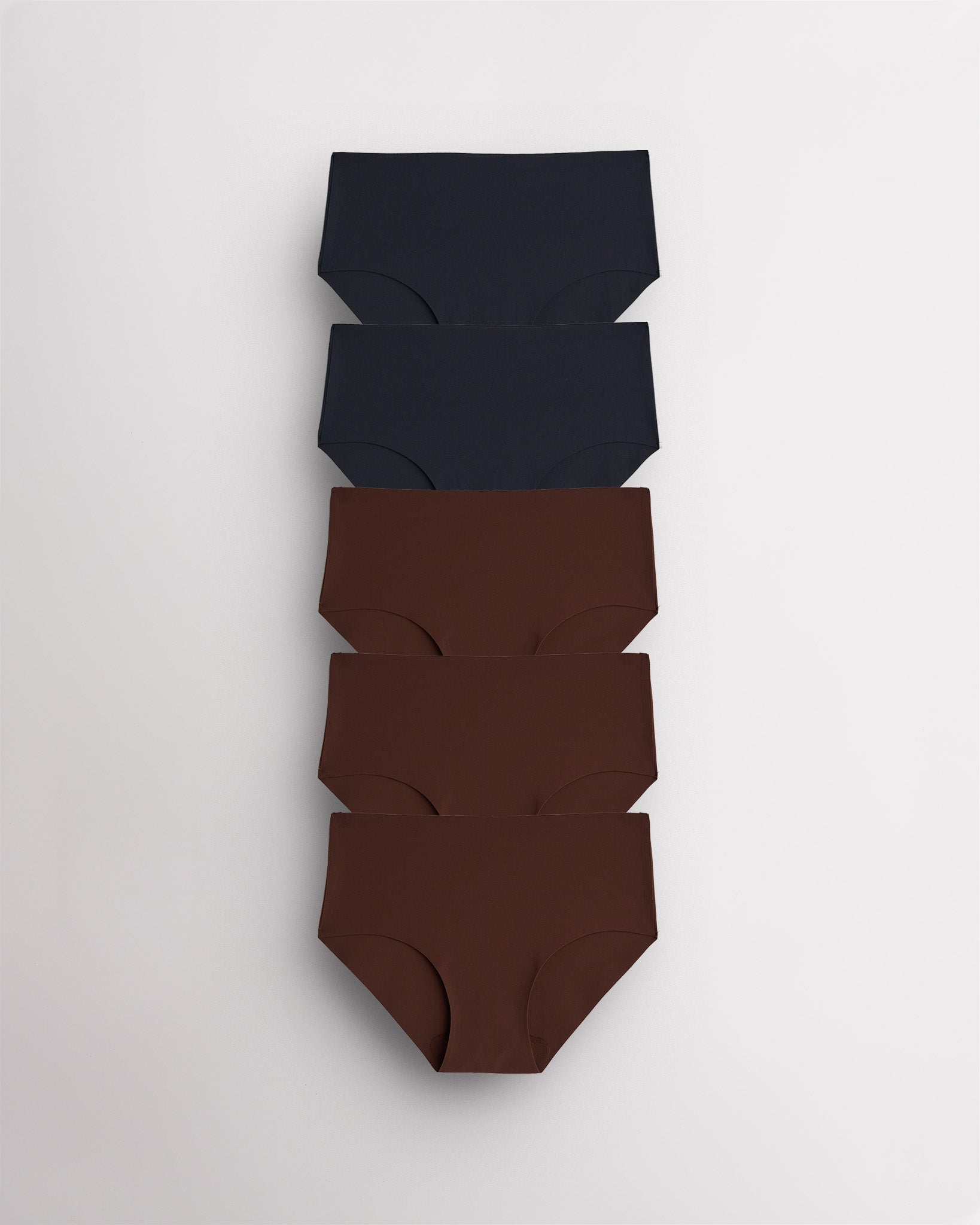 Women’s Seamless Underwear (Black & Cocoa)