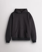 Women’s Oversized Raglan Sleeve Fleece Hoodie in Charcoal
