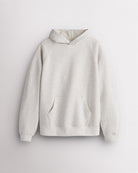 Women's Oversized Raglan Sleeve Fleece Hoodie in Light Heather Grey