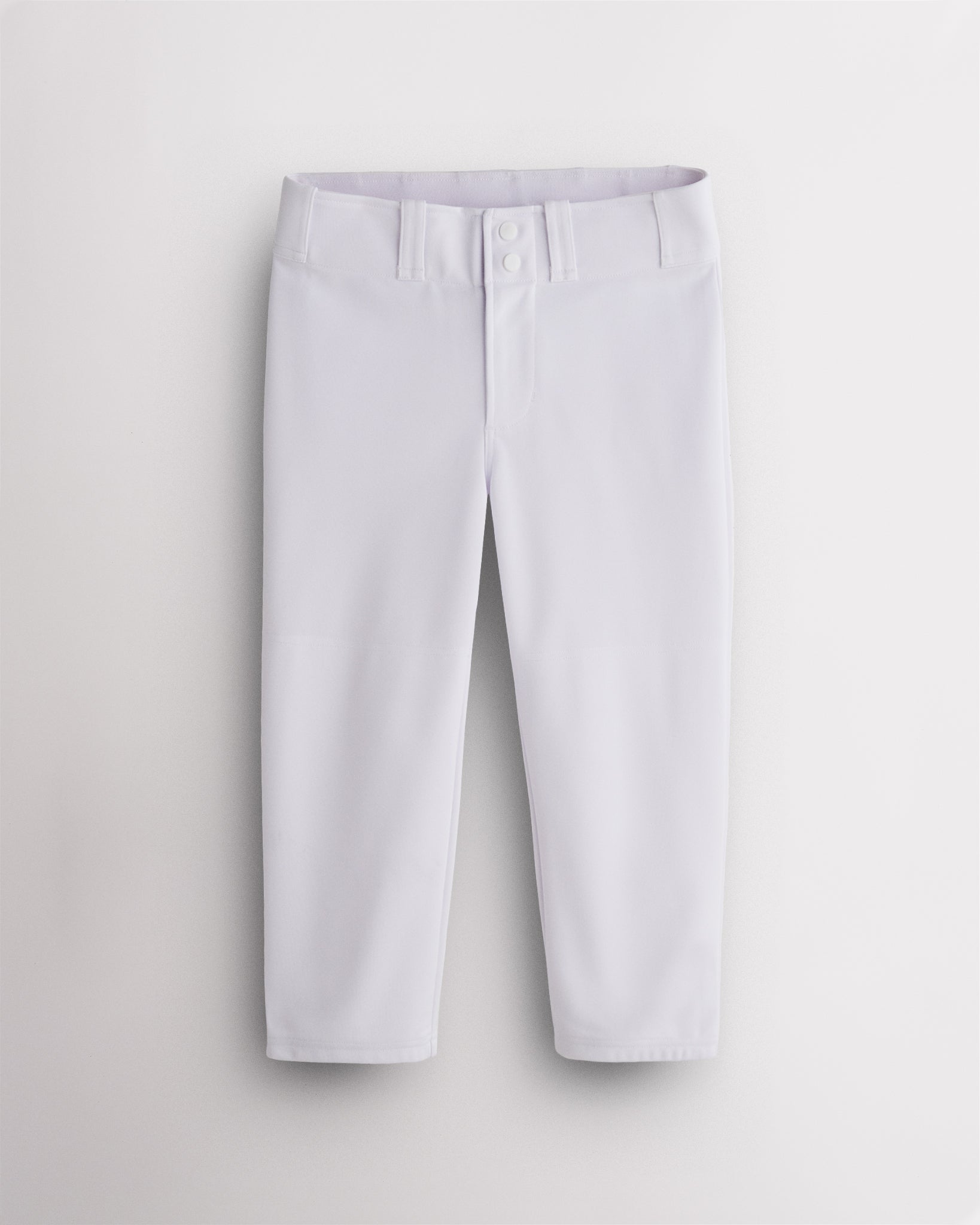 Women’s Mid-Calf Softball Pants in White