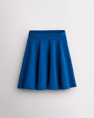 Women’s Knee-Length Flared Skirt in Electric Blue