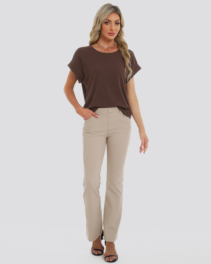 Cocoa Short-Sleeve Oversized T-shirt - View 2