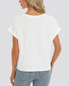 Off White Short-Sleeve Oversized T-shirt - View 2