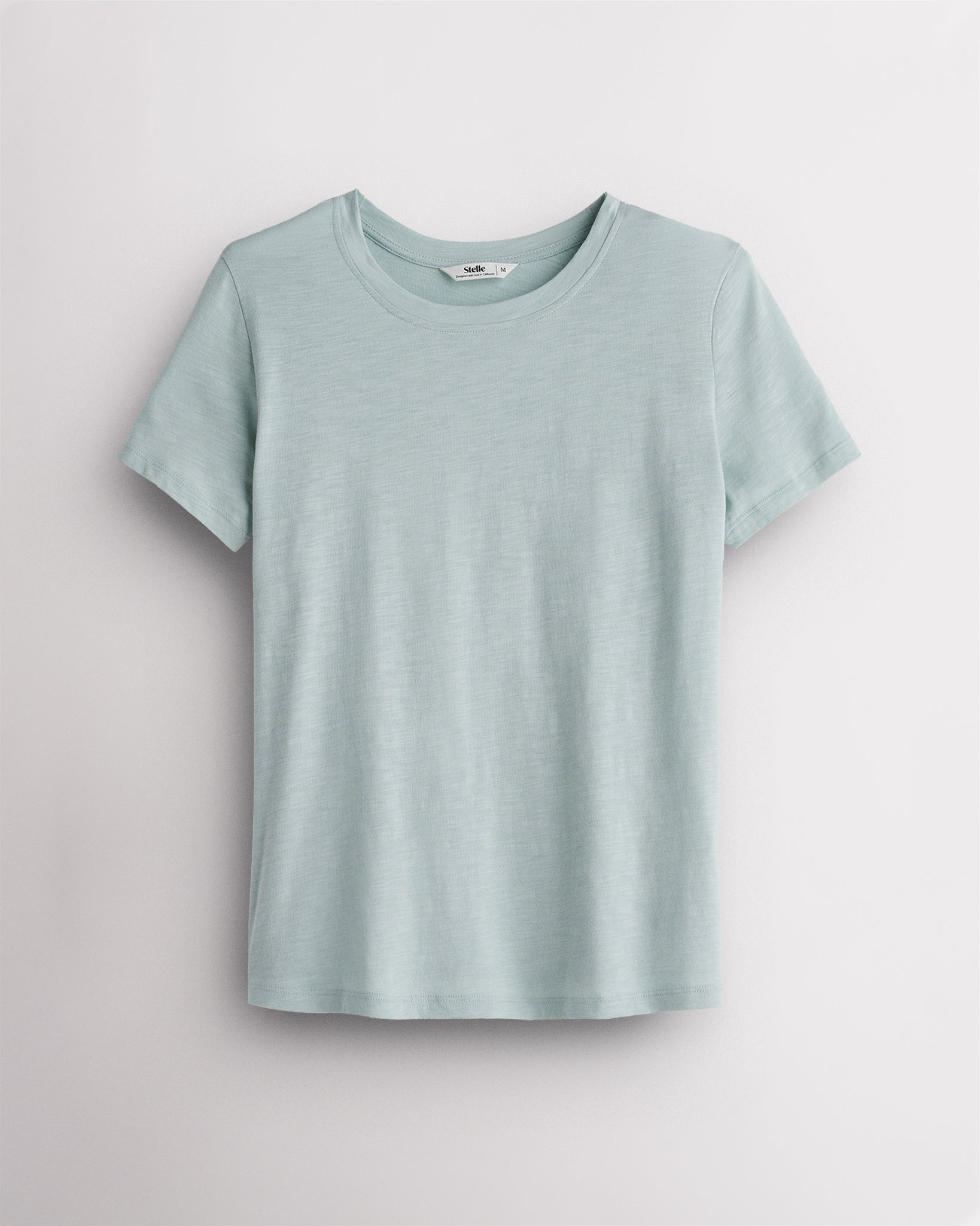 Women’s Classic Short Sleeve Crewneck T-Shirt in Mint Green