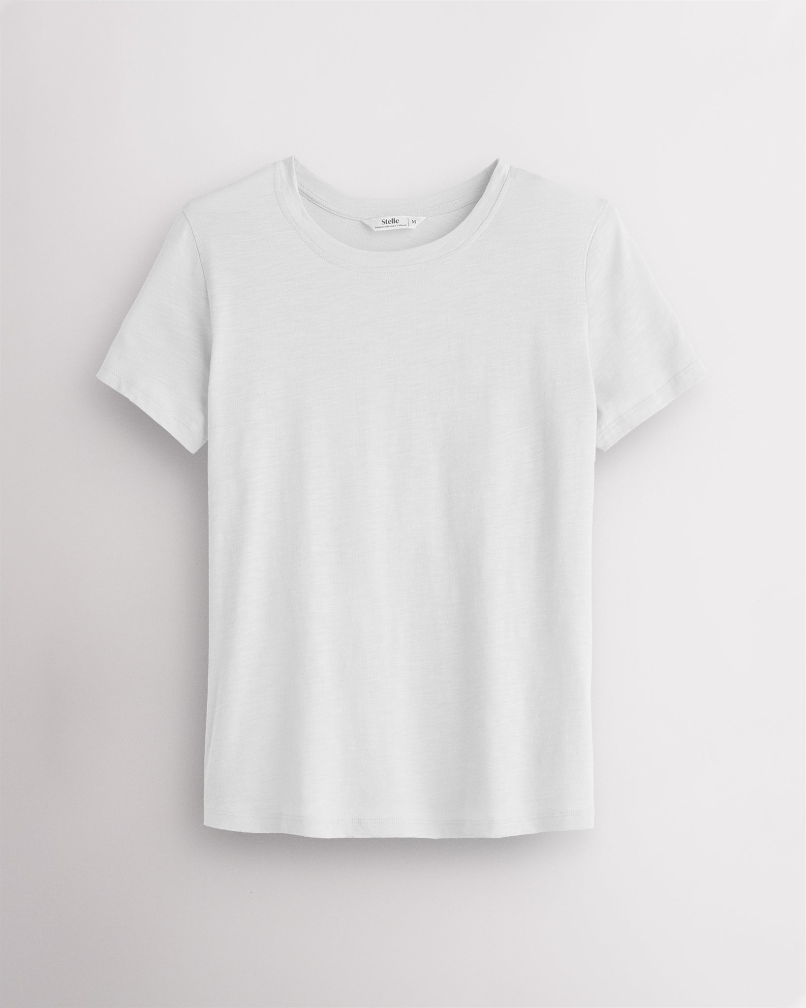 Women’s Classic Short Sleeve Crewneck T-Shirt in White
