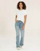 Creme Short-Sleeve Cotton Slub T-Shirt