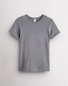 Women’s Short-Sleeve Seamless Top in Grey