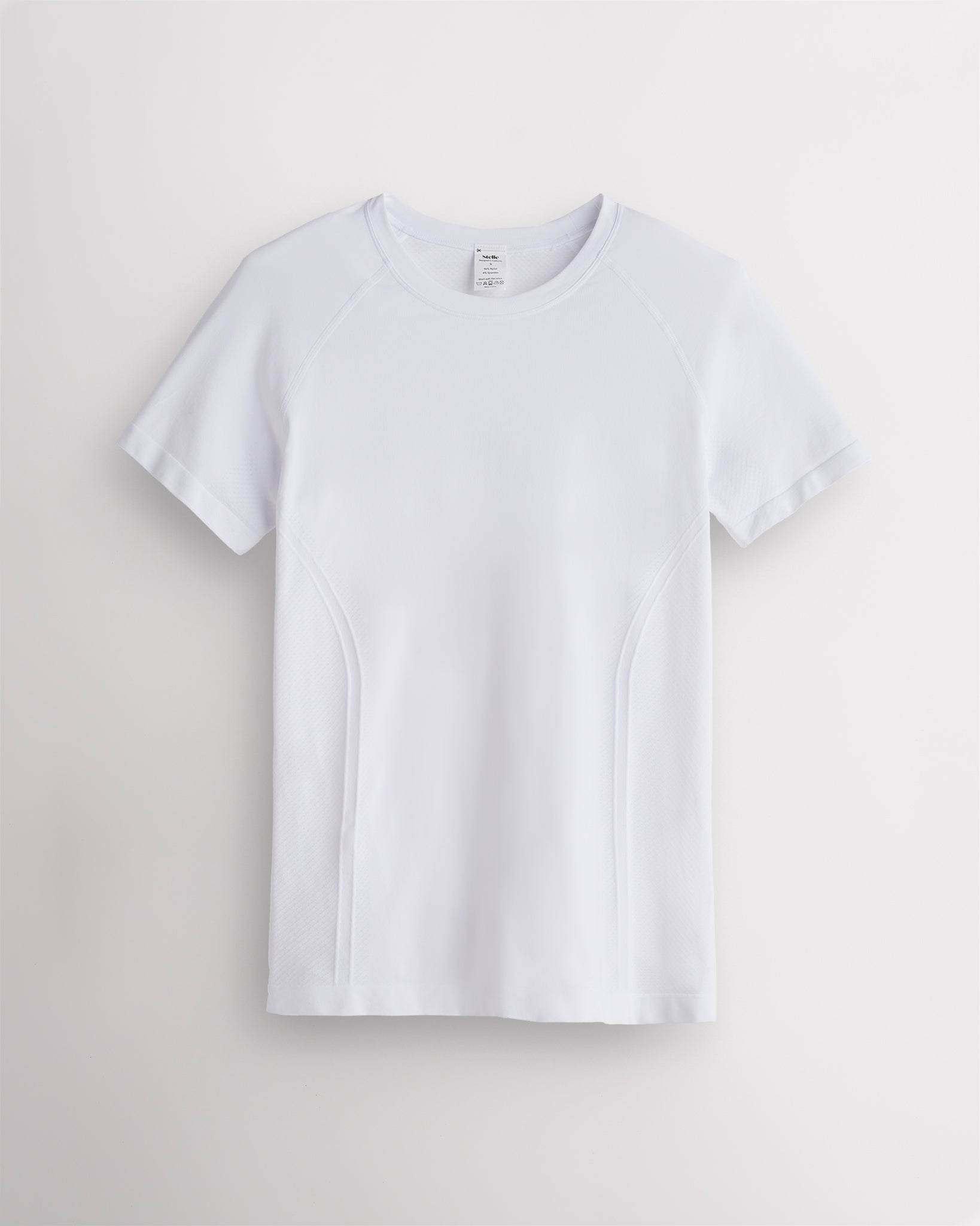 Women’s Short-Sleeve Seamless Top in White
