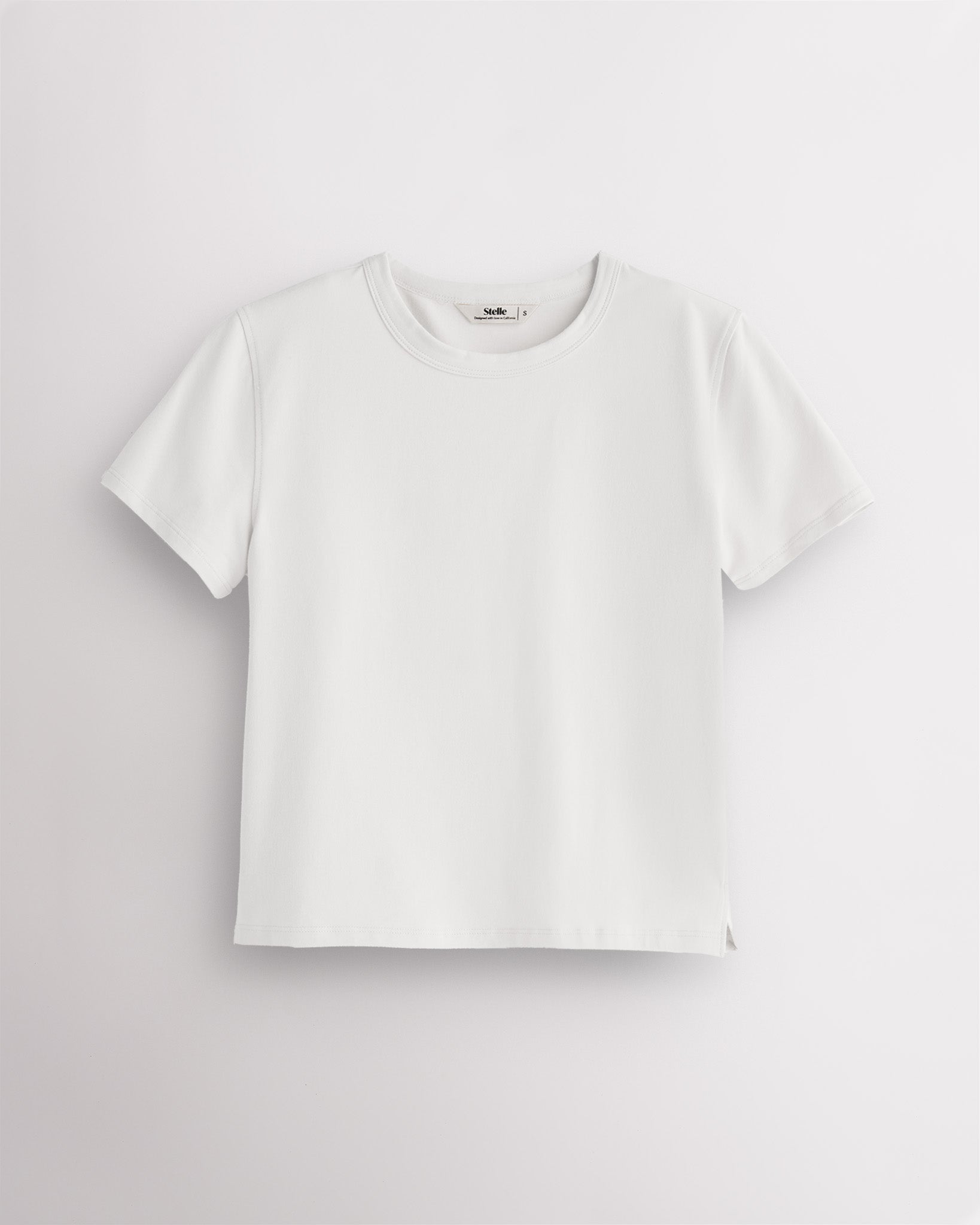 Women’s Short Sleeve Basic T-Shirt in White