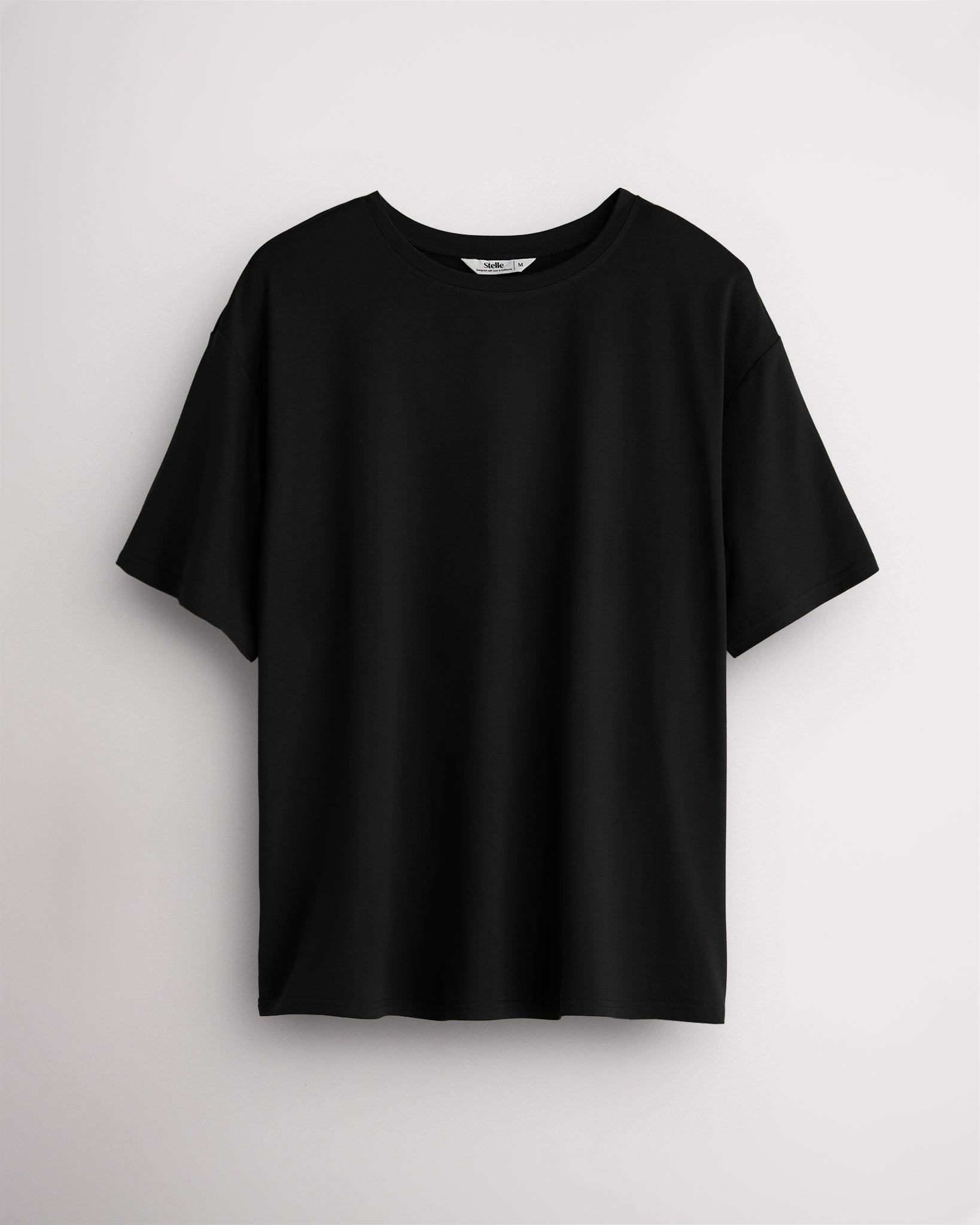 Women’s Relaxed Short Sleeve T-Shirt in Black