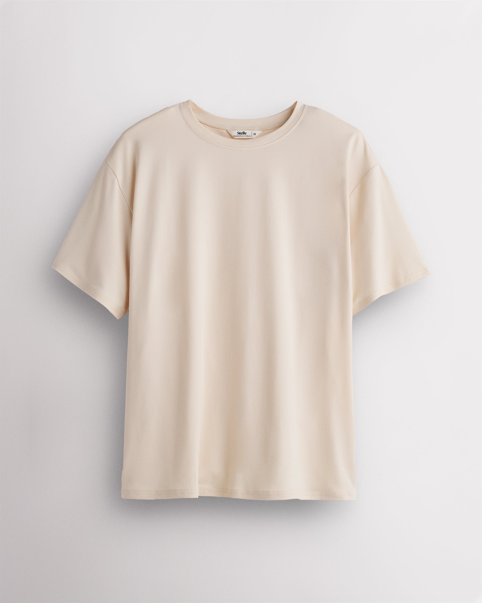 Women’s Relaxed Short Sleeve T-Shirt in Creme