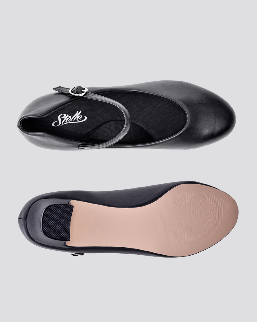 Black Character Shoes Top View