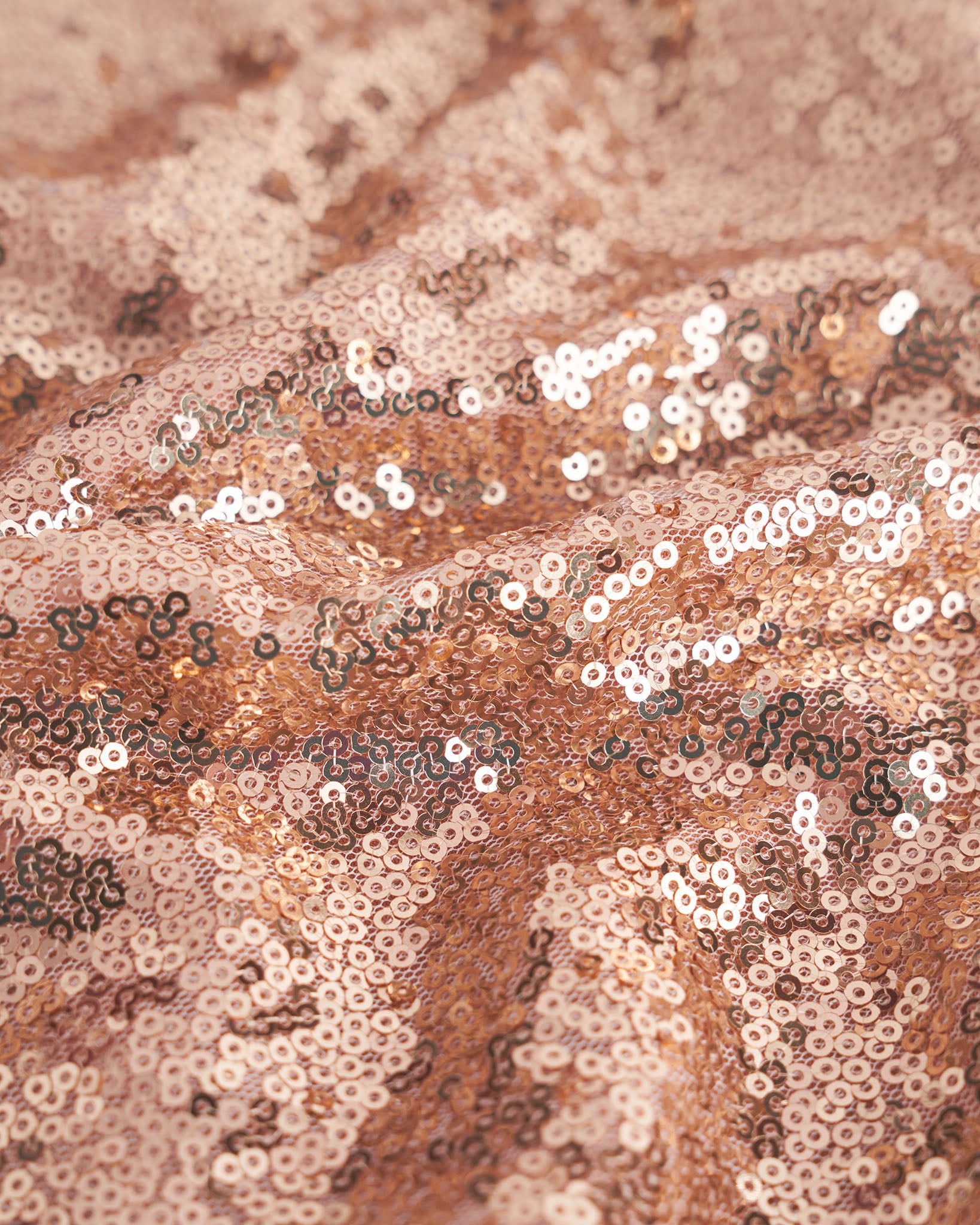 All That Glitters Kids Sequin Dress in Rose Gold