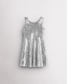 All That Glitters Kids Sequin Dress in Silver