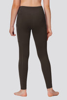 Girls leggings Espresso back view