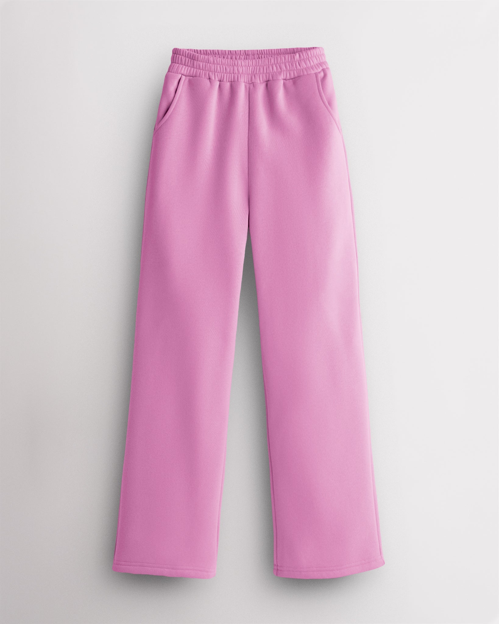 Orchid Stelle kids fleece sweatpants with an elastic waist and side pockets.