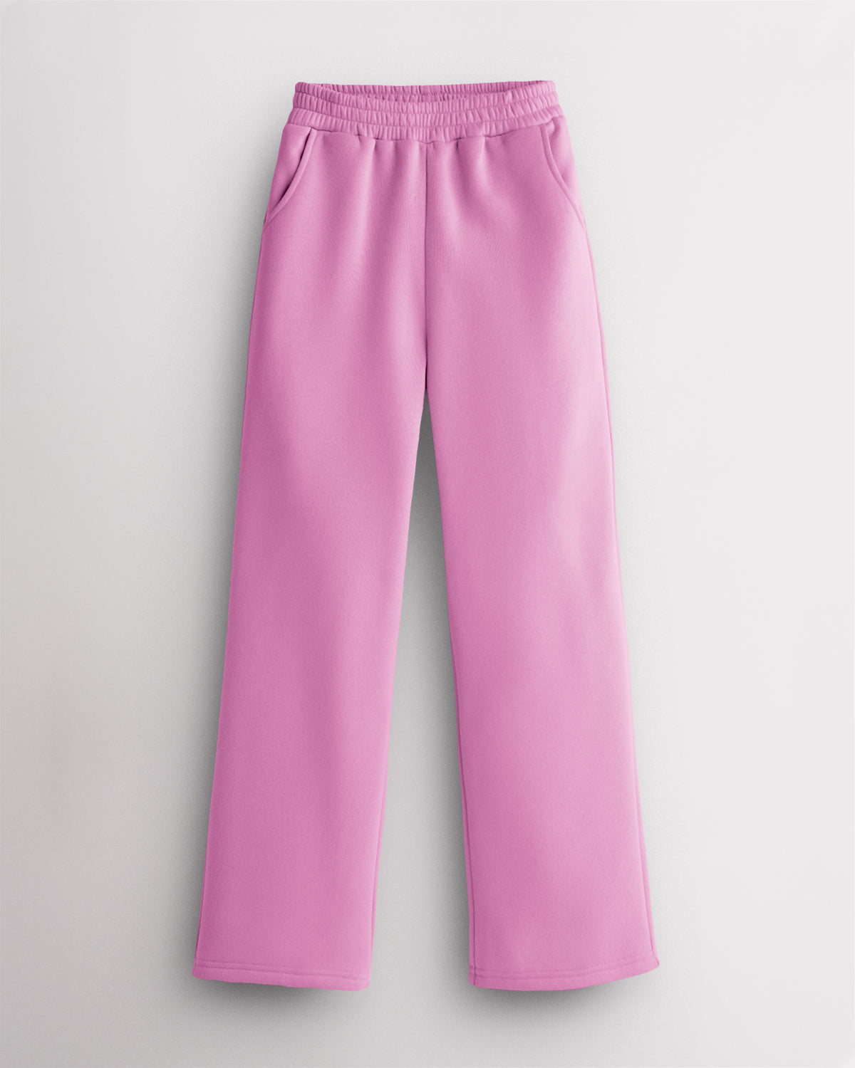 Orchid Stelle kids fleece sweatpants with an elastic waist and side pockets.