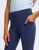 Stretch It Out Kids Ultra Flare Leggings in Navy