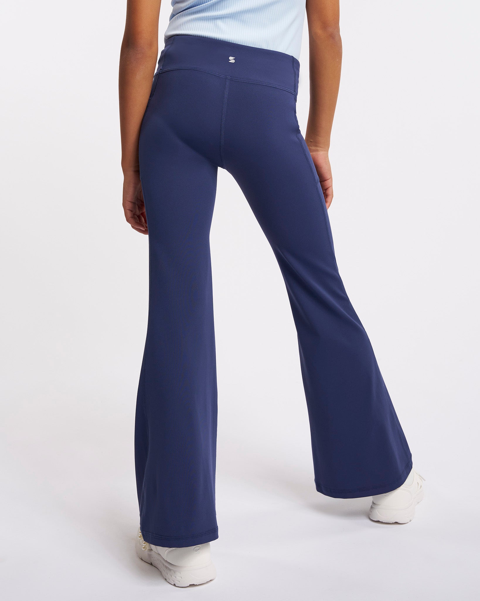 Stretch It Out Kids Ultra Flare Leggings in Navy