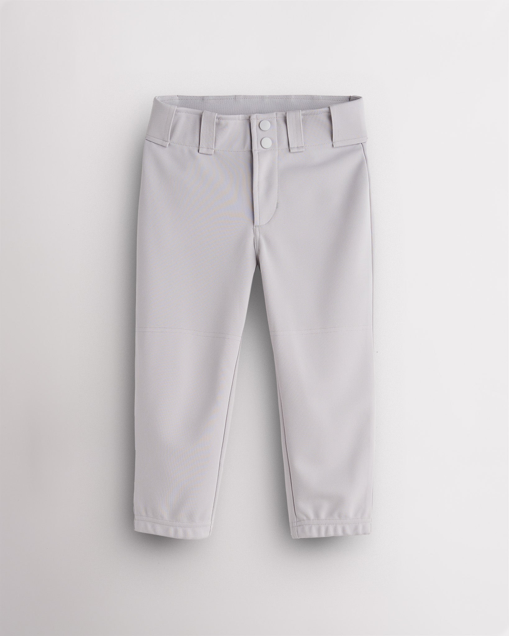 Kids Softball Pants in Light Grey