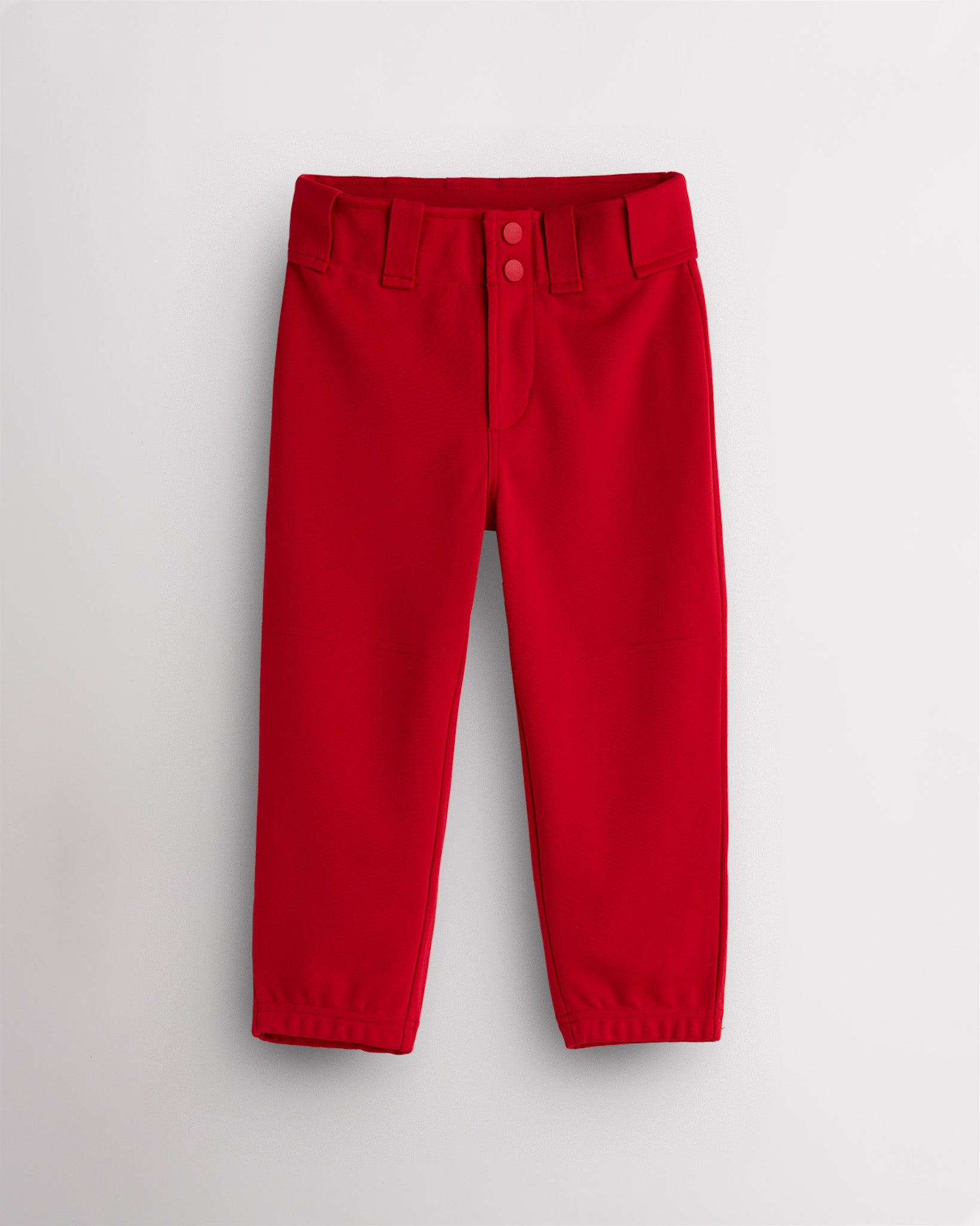 Kids Tall Softball Pants in Red