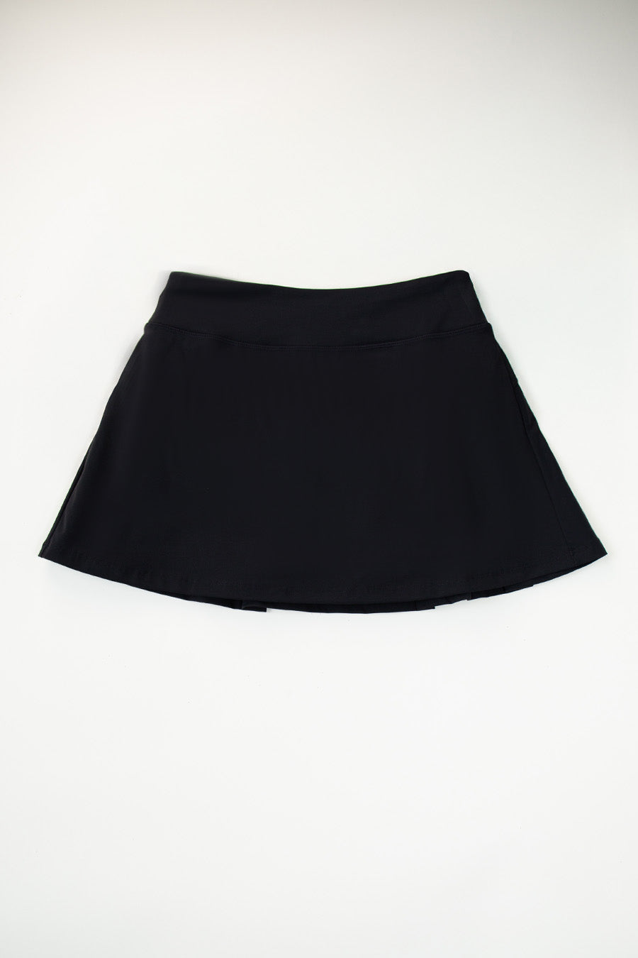 close-up pleated skirt black