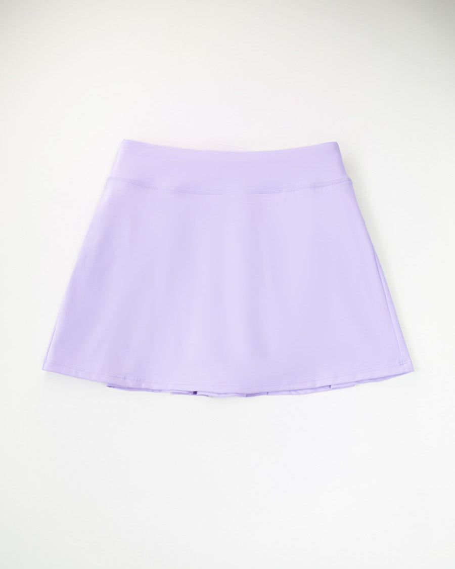 a line tennis skirt Lilac flat-lay
