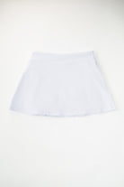 Close up pleated tennis skirt white