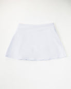 Close up pleated tennis skirt white