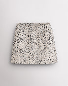 CourtChic A-Line Tennis Skirt in White Cheetah