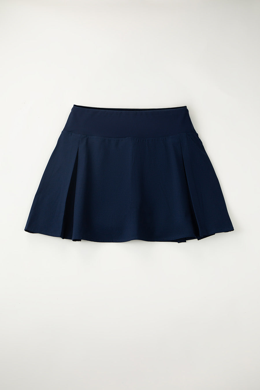 Navy tennis skirt front view