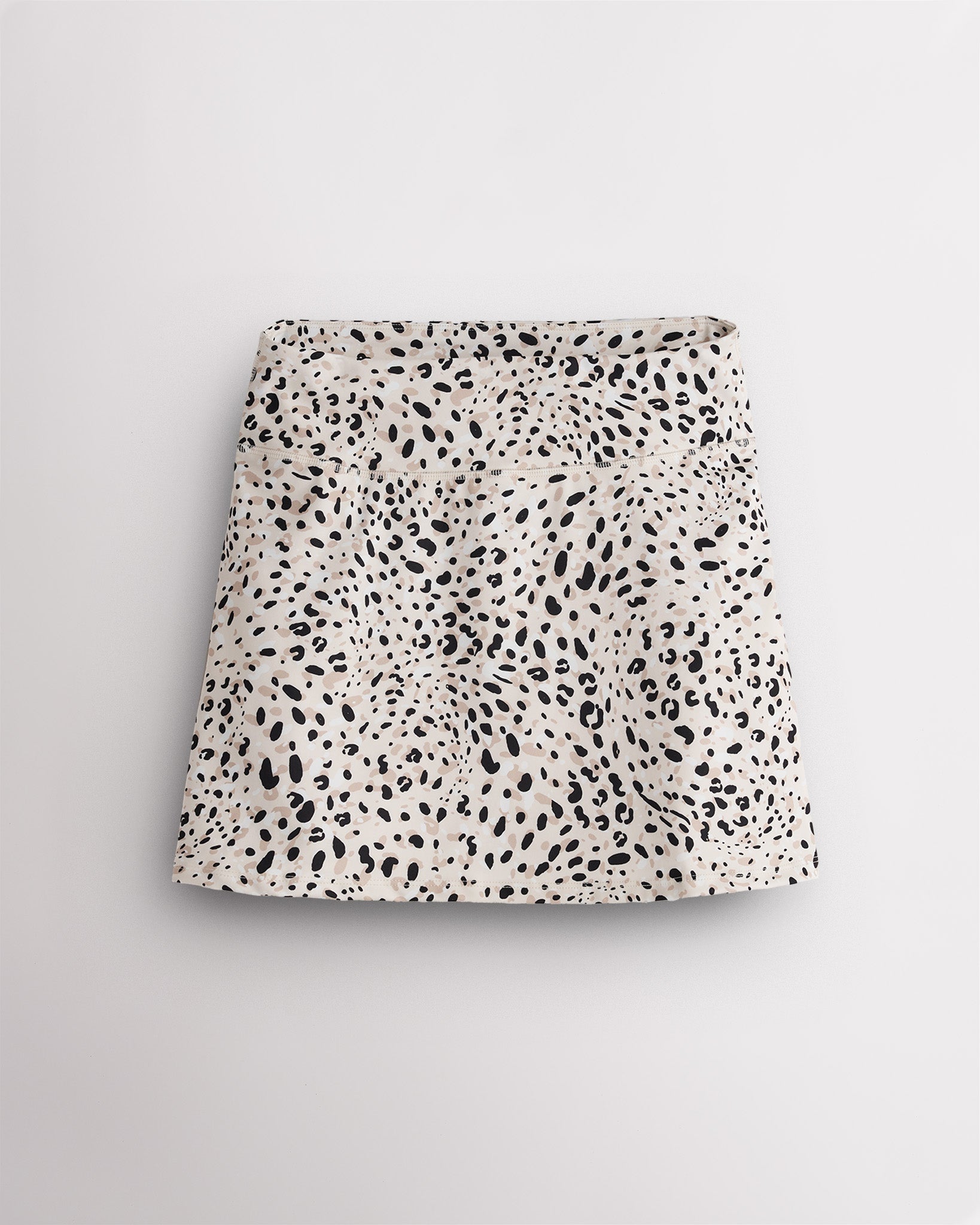 Women’s Ruffle Ace Tennis Skirt in White Cheetah