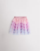 Tulle Much Girls 5-Tier Mesh Tutu Skirt in Pink Ombre