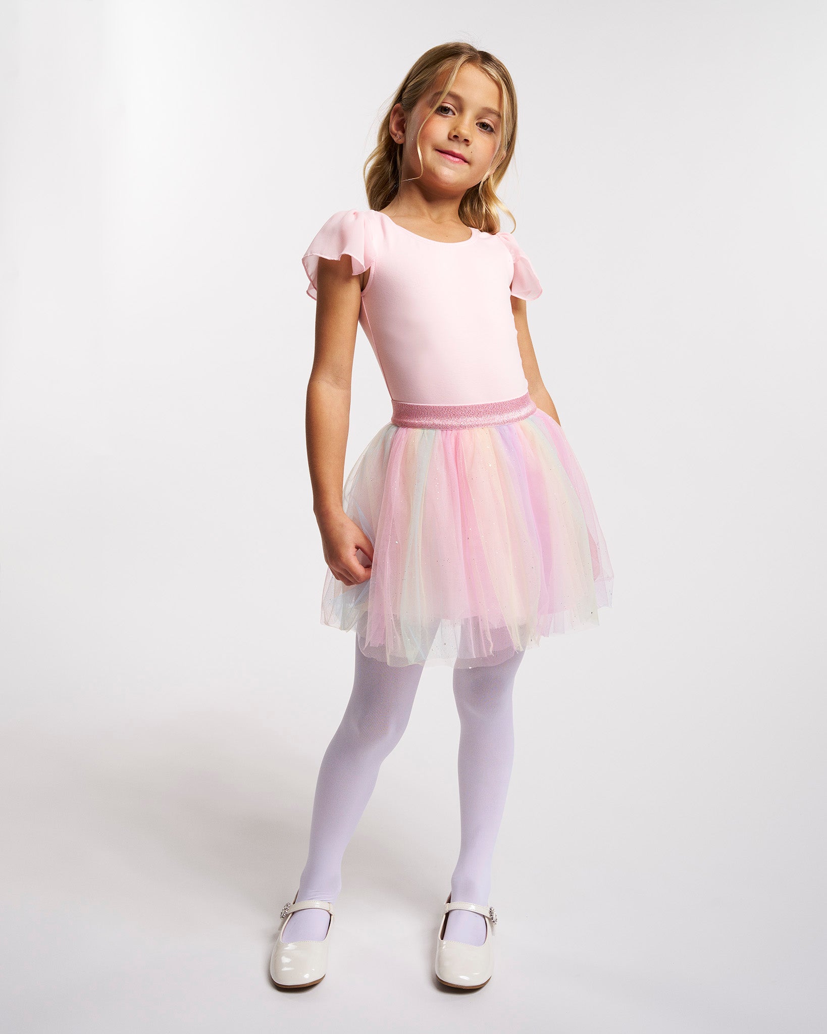 Over the Rainbow Girls Mesh Tutu Skirt