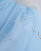 Confetti Pop Girls Mesh Tutu Skirt in Icy Blue