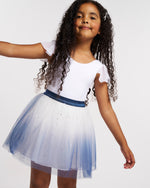 True Blue Girls Mesh Tutu Skirt