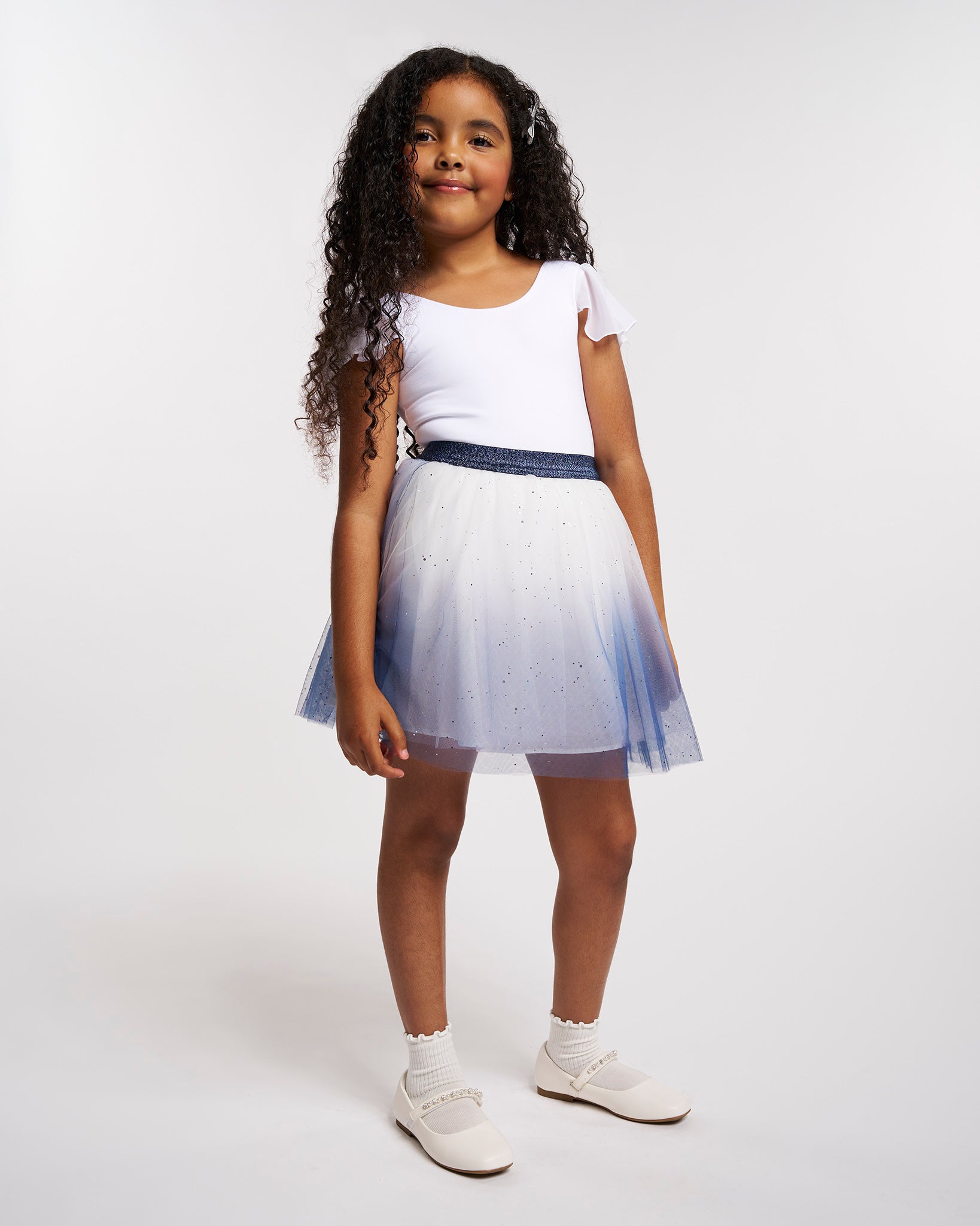 True Blue Girls Mesh Tutu Skirt