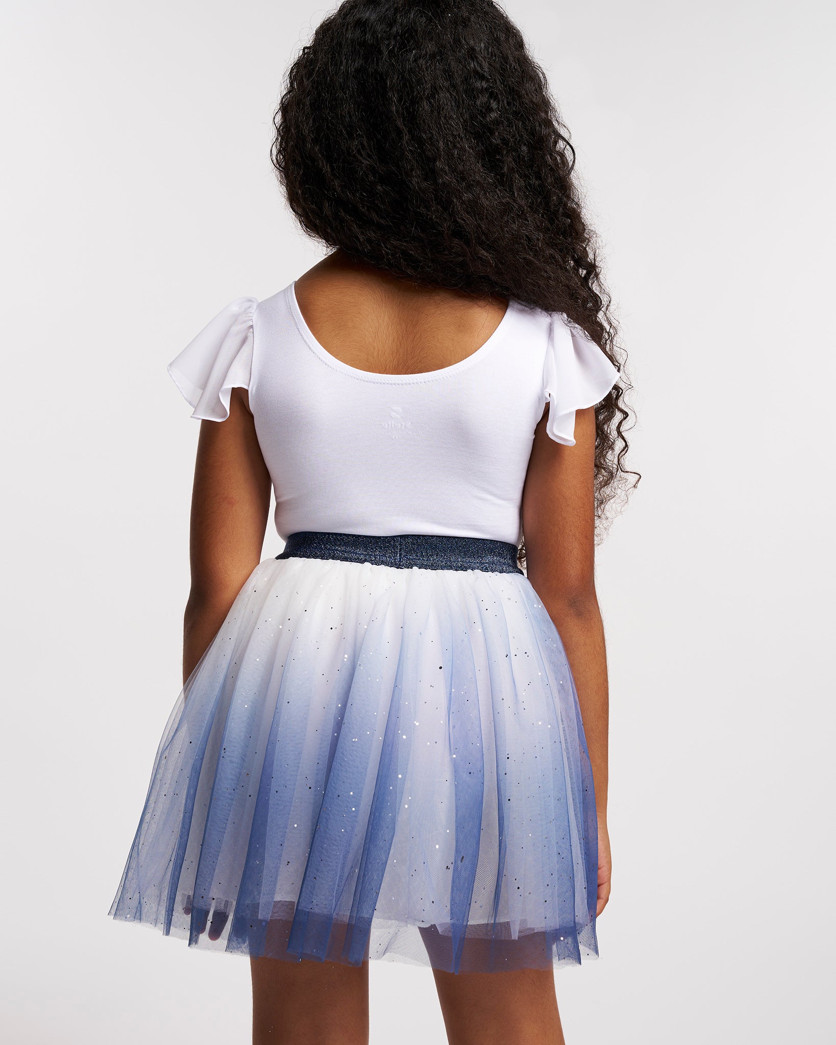 True Blue Girls Mesh Tutu Skirt