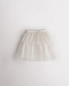 Tiny Dancer Girls 3-Tier Mesh Tutu Skirt in White